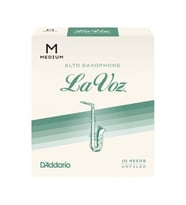 D'Addario RJC10MD La Voz Alto Saksafon Kamışı Medium Sertlik (Profesyonel/Caz) - 10'lu Paket  Dengeli Caz Performansı ve Esnek Kullanım