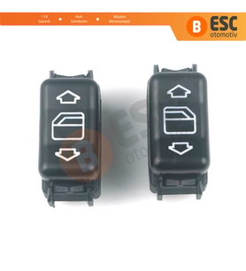 Mercedes W124 A124 C124 S124 W126 C126 W463 W201 190 A1248204610 İçin Sağ Sol Kapı Cam Açma Düğmesi