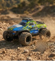 1:16 Ölçek Cross Country Işıklı Off-Road RC Araba – Uzaktan Kumandalı, 3 Renk Seçenekli (Yeşil)