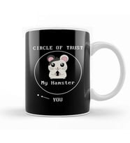 Adorable Circle Of Trust My Hamster You Cute Pun Kupa Bardak Porselen