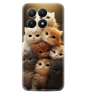 Xiaomi 15T Pro Kılıf Boutique Baskılı Resimli Kedicikler Pcode -027