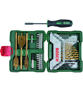 Bosch Professional Accessories - X-Line 40 Parça Titanyum Tornavidalı Karışık Aksesuar Seti, Yüksek