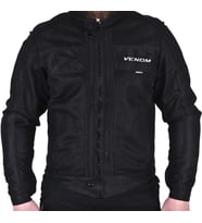 Motosiklet Montu Urban Erkek Siyah Fileli Motorcu Mont
