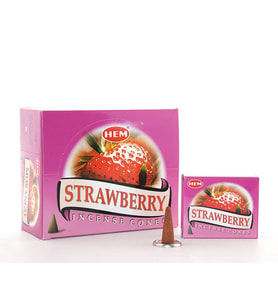 Strawberry Aromalı Konik Tütsü (Çok Renkli)