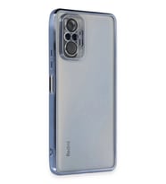Durukar® Redmi Note 10 Pro Kılıf Lensli Silikon - Açık Mavi