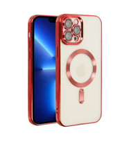Apple İphone 13 Pro Kılıf Kross Magneticsafe Kapak - Kırmızı