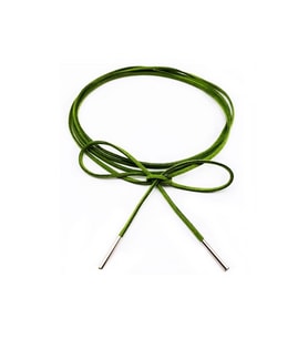 Yeşil Renk Kadın Süet Bağcıklı Choker Kolye