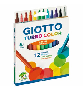 GIOTTO TURBO COLOR KEÇELİ KALEM 12 Lİ 416000