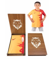 Galatasaray Parçalı Ahşap Kutulu  Çocuk Forma (Kırmızı)