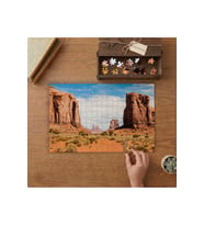 Utah Monument Vadisi Kumtaşları Tasarımı 240 parça Ahşap Puzzle Ahşap Kutuda MP03345