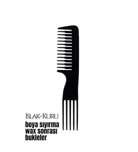 ModaCar Bukleli Saç Fön Wax Sonrası Tarak Karbon Nano Absolute Professional