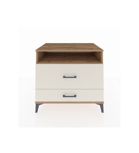 Kronos Şifonyer Tek Raflı 2 Çekmeceli 88x59x80 Çam-Aytaşı