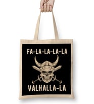 Fa La La La Valhalla La Viking Christmas Bez Çanta Uzun Saplı