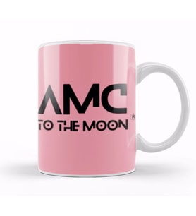 Amc Stock TO THE MOON Queens Kupa Bardak Porselen