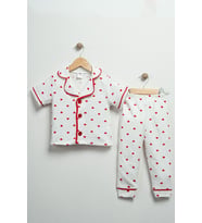 VaVbaby Minik Kalpli Kız Bebek Yazlık Pijama Takımı