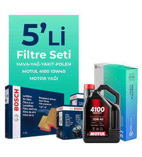 BOSCH Jeep Grand Cherokee 3.1 Dizel Filtre Bakım Seti Motul Motor Yağlı (1999-2002) 5 Li