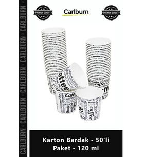 Özel Üretim Kaliteli Sızdırmaz Sıcak Soğuk İçecek Espresso 4 oz Karton Bardak 50'li Paket 120 ml