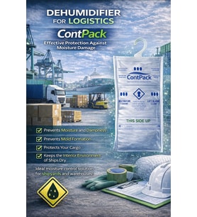 Contpack Hanging Moisture Absorber Container Dryer Anti-Condensation Preventer 3 Piece 1140 Gr