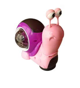 Miniklerin Yeni Oyun Arkadaşı: Pilli Müzikli Salyangoz! Pembe (Çok Renkli)