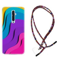 Oppo Reno 2Z 4 Lite 4 Pro 5 6 7 A31 Kılıf Boyun Asklı Rasta Silikon Renk Cümbüşü 1631