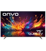 Onvo 75VQ90F3UA 4K Ultra HD 75" 190 Ekran Uydu Alıcılı Google Smart QLED TV