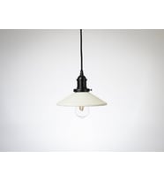 RİOLİGHT RETRO3,RUSTİK MUTFAK,ODA,KOLİDOR,CAFELER İÇİN TEKLİ E27 DUYLU METAL SARKIT AVİZE ÇAP:23CM (Beyaz)
