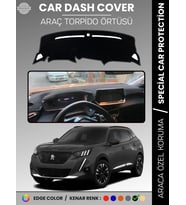 PEUGEOT 2008 (2019-2021) Torpido Örtüsü Panel Koruma Torpido Koruma Birebir Uyum Kaymaz Özel Kesim