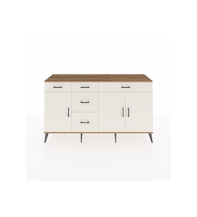Kronos Konsol 2 Raflı 5 Çekmeceli 3 Kapaklı 176x59x99 Çam-Aytaşı