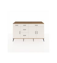 Kronos Konsol 2 Raflı 5 Çekmeceli 3 Kapaklı 176x59x99 Çam-Aytaşı