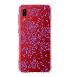 Samsung Galaxy A30 Köşe Korumalı Antişok Kapak Nostalji Desen Tasarımlı Şeffaf Kılıf
