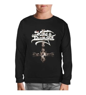 King Diamond II Siyah Çocuk Sweatshirt