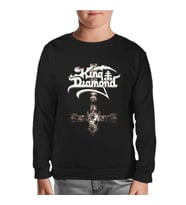 King Diamond II Siyah Çocuk Sweatshirt