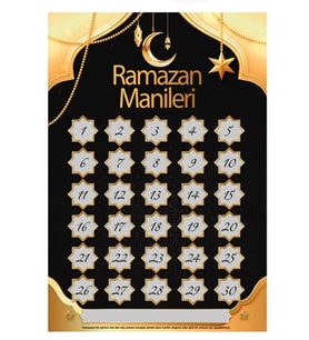 Kazınabilen Ramazan Manileri (Kırmızı)