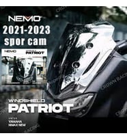 Yamaha Nmax 125/155 2021-2023 Siperlik Ön Cam (Siyah)