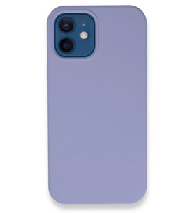 Newface Apple iPhone 12 Kılıf Lansman Legant Silikon - Lila