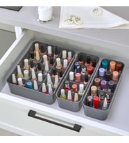 3'lü Düzenleyici Antrasit, mutfak, banyo, ofis, yatak odası, makyaj masası organizer set