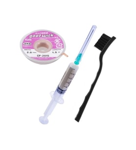 Flux Lehim Toplama Temizleme Fırçası Ve Sökme Teli 2.0Mm 1.5Metre