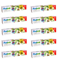 Burpak Sarı Şeffaf Mutfak Rulo Streç Film Folyo - 45 Cm. x 166 Metre - 9 Mikron - Gıdaya Uygun - 10 Paket