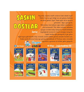 Şaşkın Dostlar Serisi - 10 Kitap + Değerlendirme Eki (Karışık)