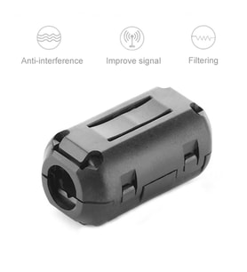 7mm Ferrit Halka Filtre Kablo Gürültü Bastırıcı Azaltıcı Yüzük Bead RFI EMI Girişim Engelleyici