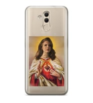 Huawei Mate 20 Lite Uyumlu Lana Del Rey Desenli Şeffaf Telefon Kılıfı