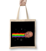 Phil Mitchell Nyan Cat Meme Bez Çanta Uzun Saplı