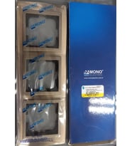 MONO CHROME BRONZ ÜÇLÜ ÇERÇEVE 106-430000-162 (Beyaz)