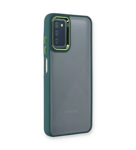 Samsung Galaxy A03s Kılıf Dora Kapak - Haki Yeşil