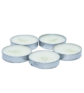 LokmanAVM Ksmart Tea Lights Beyaz Mum 5 li 1 Paket
