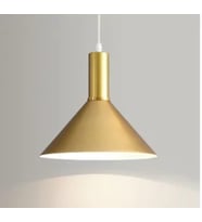 Rys Retro Metal Gold Dekoratif Rustik Kafe Mutfak Sarkıt Avize çap 30 cm