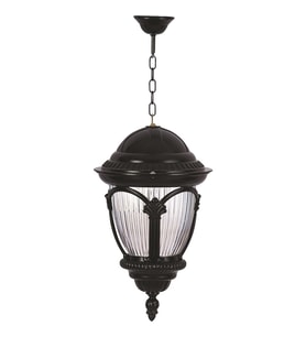 AVONNI BFE-68052-BSY Siyah Boyalı Dış Mekan Aydınlatma E27 Aluminyum Polikarbon Cam 25cm