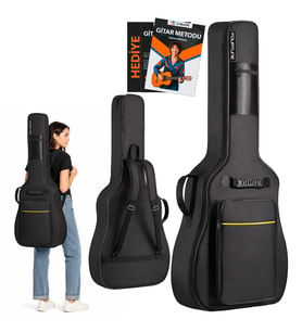 Fourtune Atlas Elektro Gitar Kılıfı Kalın Taşıma Çantası (Eğitim Metodu Hediye)