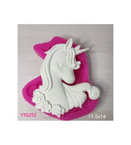 YY0292 Süslü Unicorn Silikon Kalıp