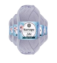 5 Adet Lotus Bikini Büstiyer Bluz Örgü İpi K714 Gri